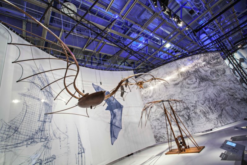 Leonardo da Vinci at the Science Museum Exhibition views © EPPDCSI - Ph Levy