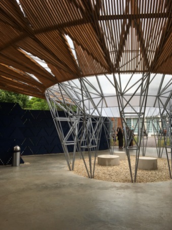 Serpentine Pavilion by Francis Kéré central courtyard © Phillipa Ellis Arts Aloud