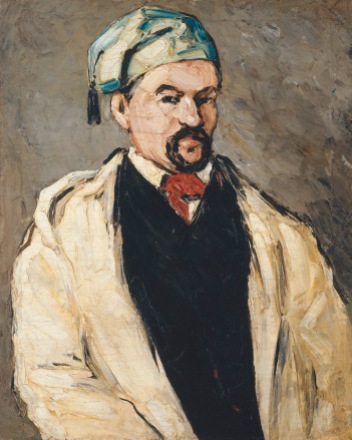 Cezanne Portraits - Uncle Dominique in Smock and Blue Cap by Paul Cezanne 1866-7 Metropolotan Museum of Art, Wolfe Fund 1951, 1951 acquired from The Museum of Modern Art, Lillie P. Bliss